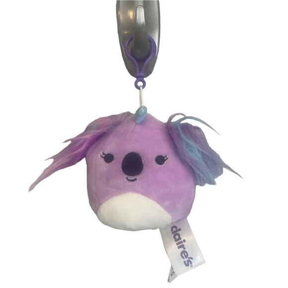 Kellytoy Squishmallows 3.5” Bethany Koala Unicorn  Clip-On Claire’s Purple - Picture 1 of 7